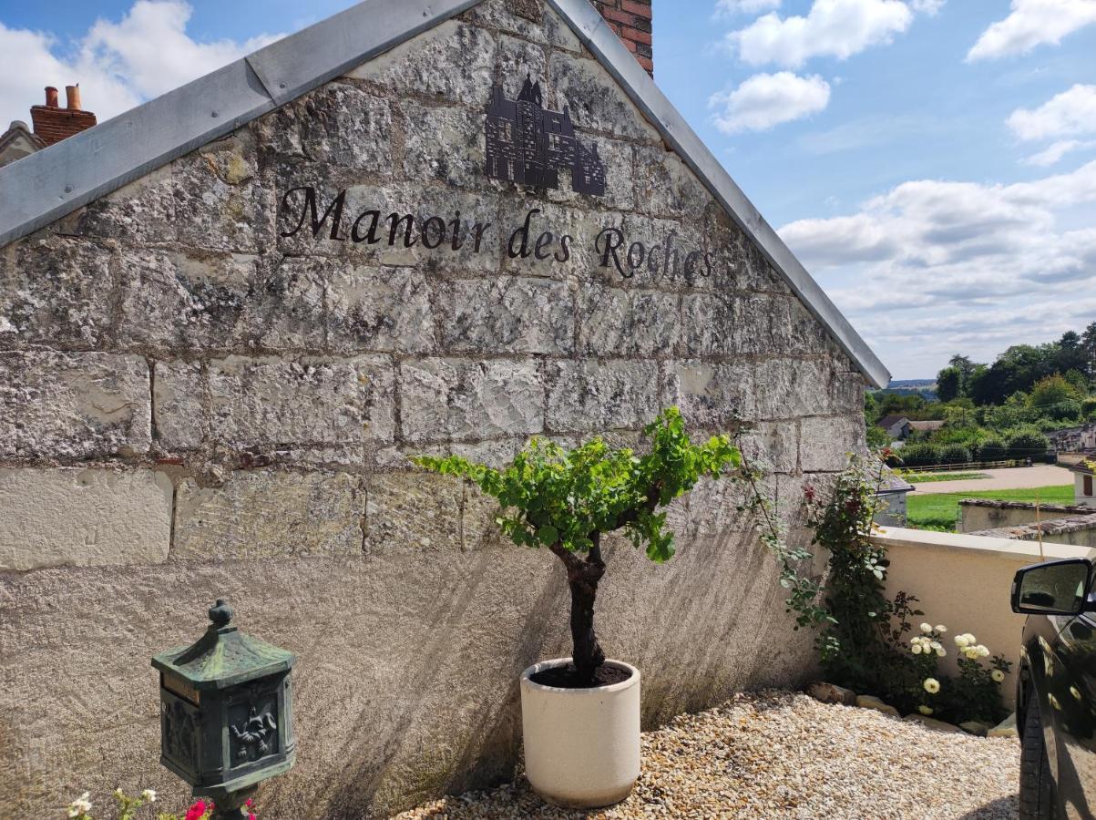 Bed and Breakfast Le Manoir Des Roches Bourré Exteriér fotografie